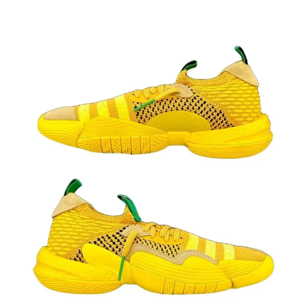 Adidas Trae Young 2 Hazy Yellow‎ Basketball Shoes Low Top Men's Size 8 IG4793